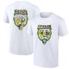Grateful Dead x Oregon Ducks 26 Желтый Медведь и талисман на футболке Autzen