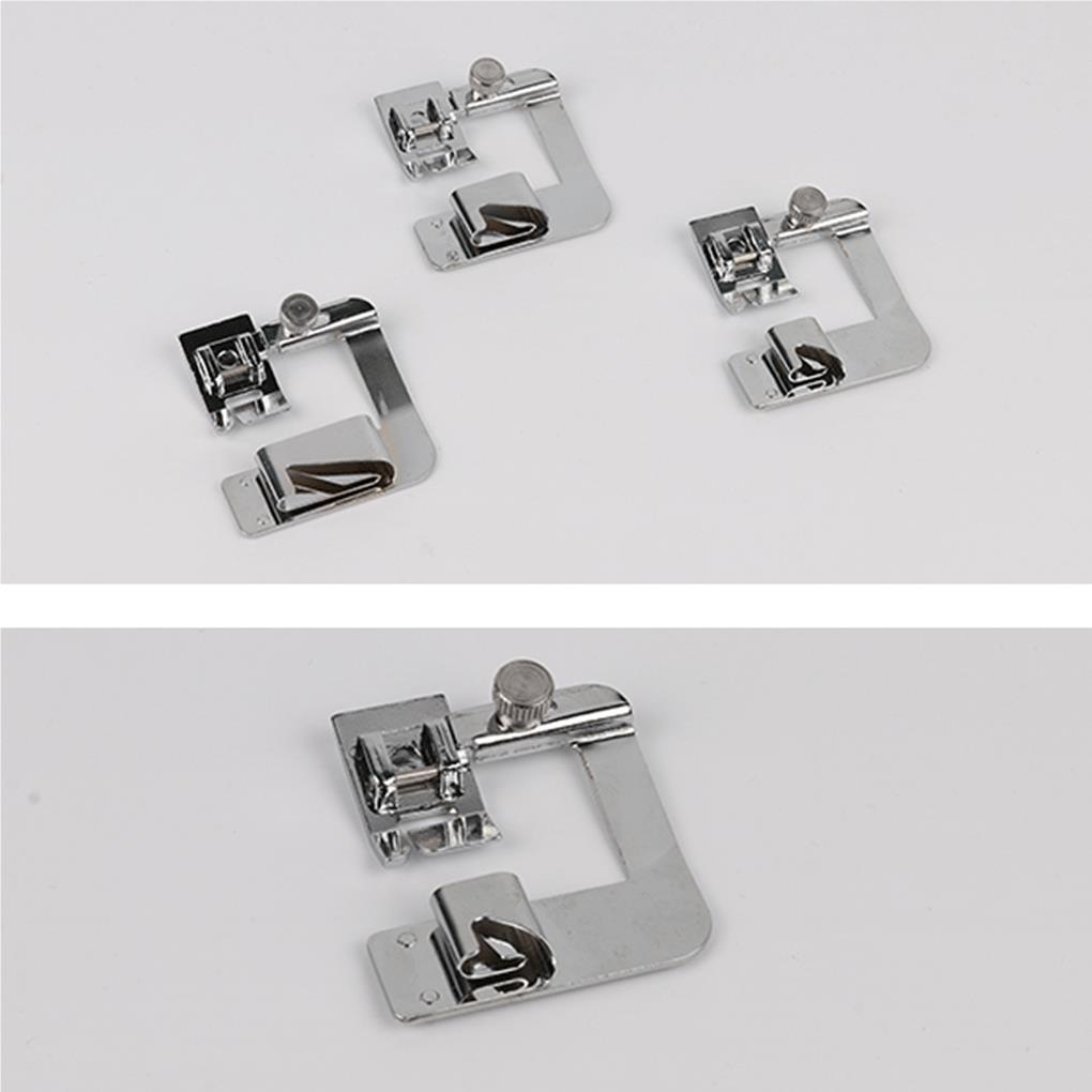 Набор из 3 шт. лапок для подгибки низа, нескользящие, многофункциональные, ручной работы, антипригарные швейные принадлежности, аксессуары для вязания