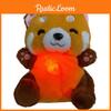 Raccoons Animal Cute Plush Doll With Emit Light And Sound Design For Gift Kids