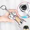 Wine Opener Alloy Wing Corkscrew Heavy Duty Corkscrew Beer Opener Multifunctional Bottle Opener for Home Kitchen Restaurant Bar