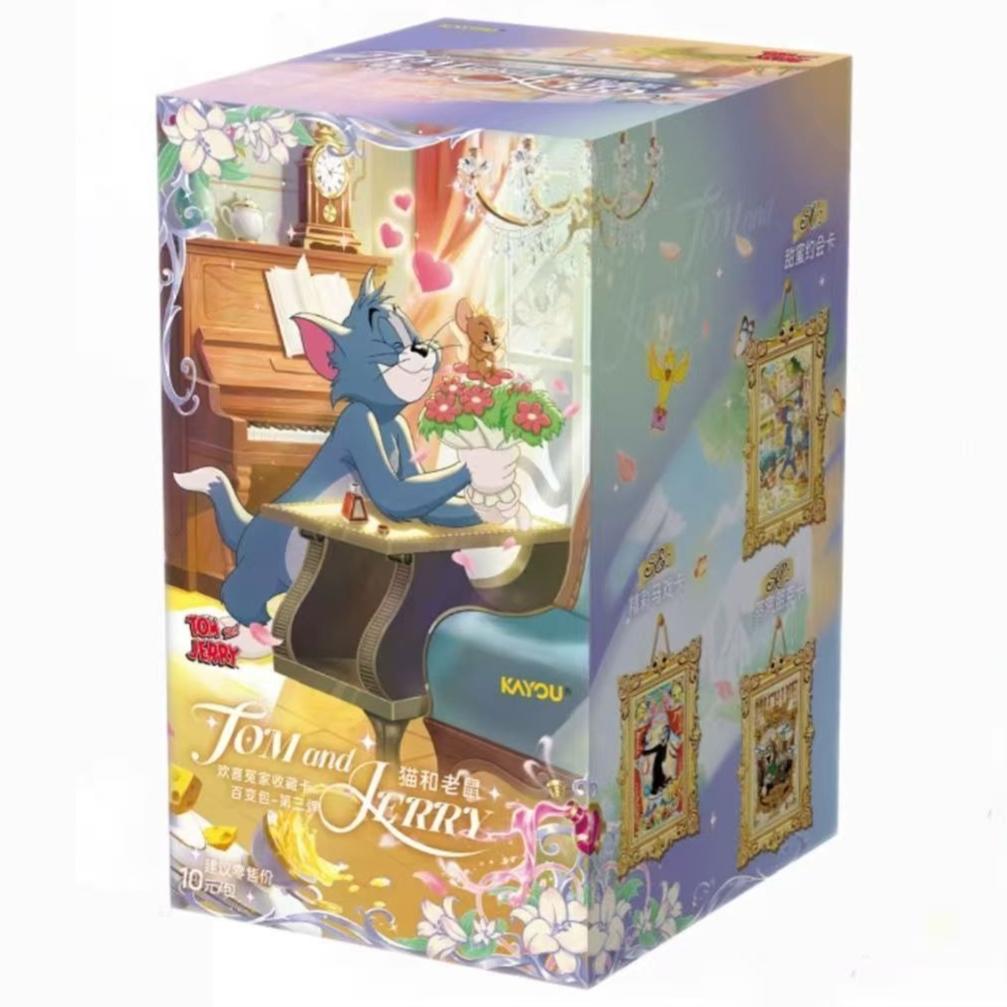 Genuine Tom and Jerry Collectible Cards Series 3 Happy Enemies Cartoon Tom Cards Anime Merchandise Holiday Gifts