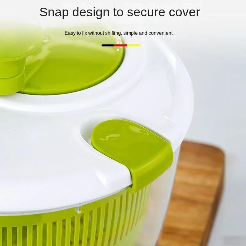 1pc Kitchen Fruit And Vegetable Dehydrator Salad Spinner Dryer Multifunctional Lettuce Spinner Vegetable Dryer Fruit Washer