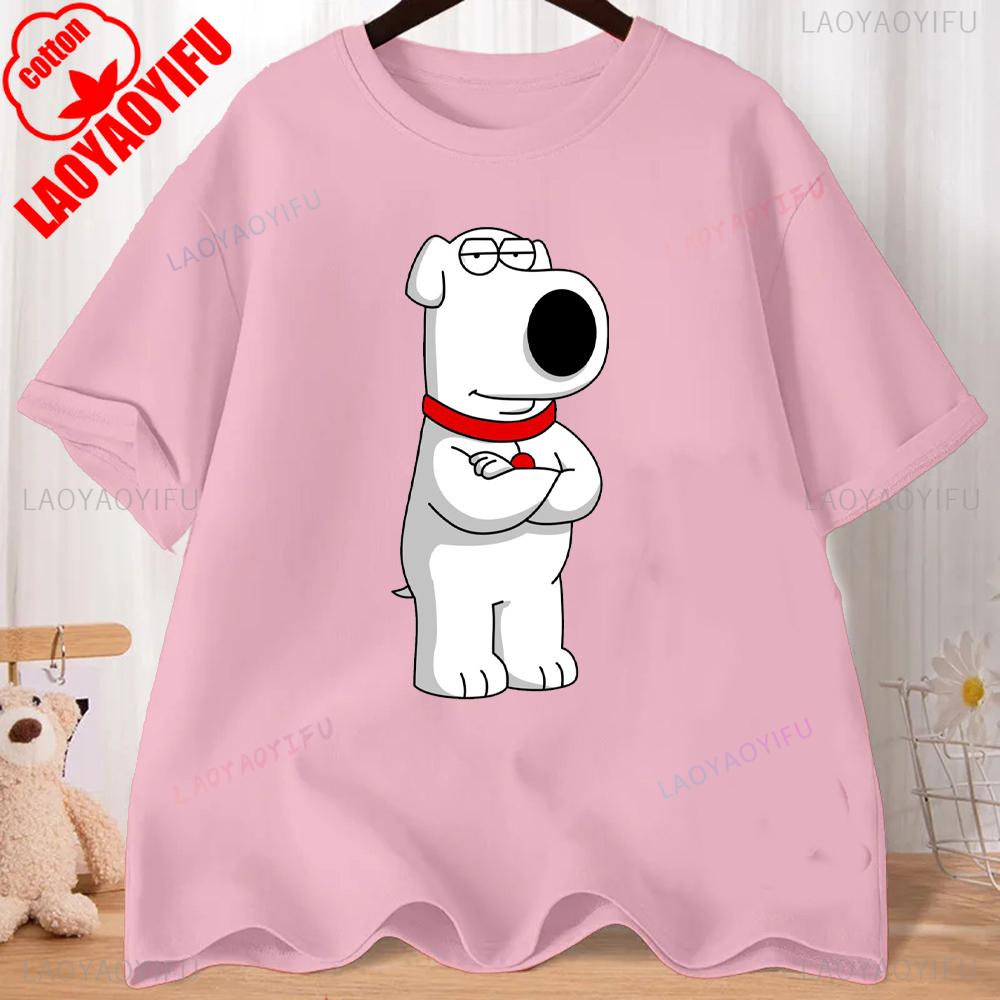 FMILY GUY Stewie Tattoo Brian Cartoon FMILY GUY Printed T-shirt for Fitness Training Jogging Outdoor Activities