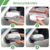 Car Tailgate Handle Decoration Reverse Mirror Cover Door Handle Shell For Chevy Silverado /GMC/SIERRA 2007-2013 Car Exterior Accessories,ABS Plastic
