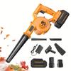 Versatile 21V Electric Leaf Blower & Dust Sweeper Kit - Battery-Powered with Rechargeable 12000mAh Battery
