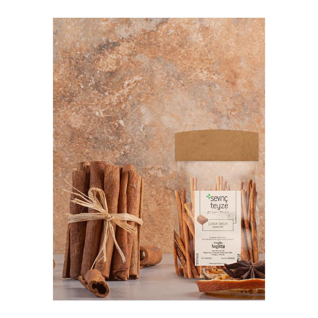 Aunt Sevin Cinnamon Stick, Cinnamon Bark, Cinnamon Sticks, Cinnamomum Verum 40 G.
