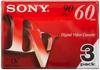 Sony Мини цифровая видеокассета 3 тома упаковка 3DVM60R3