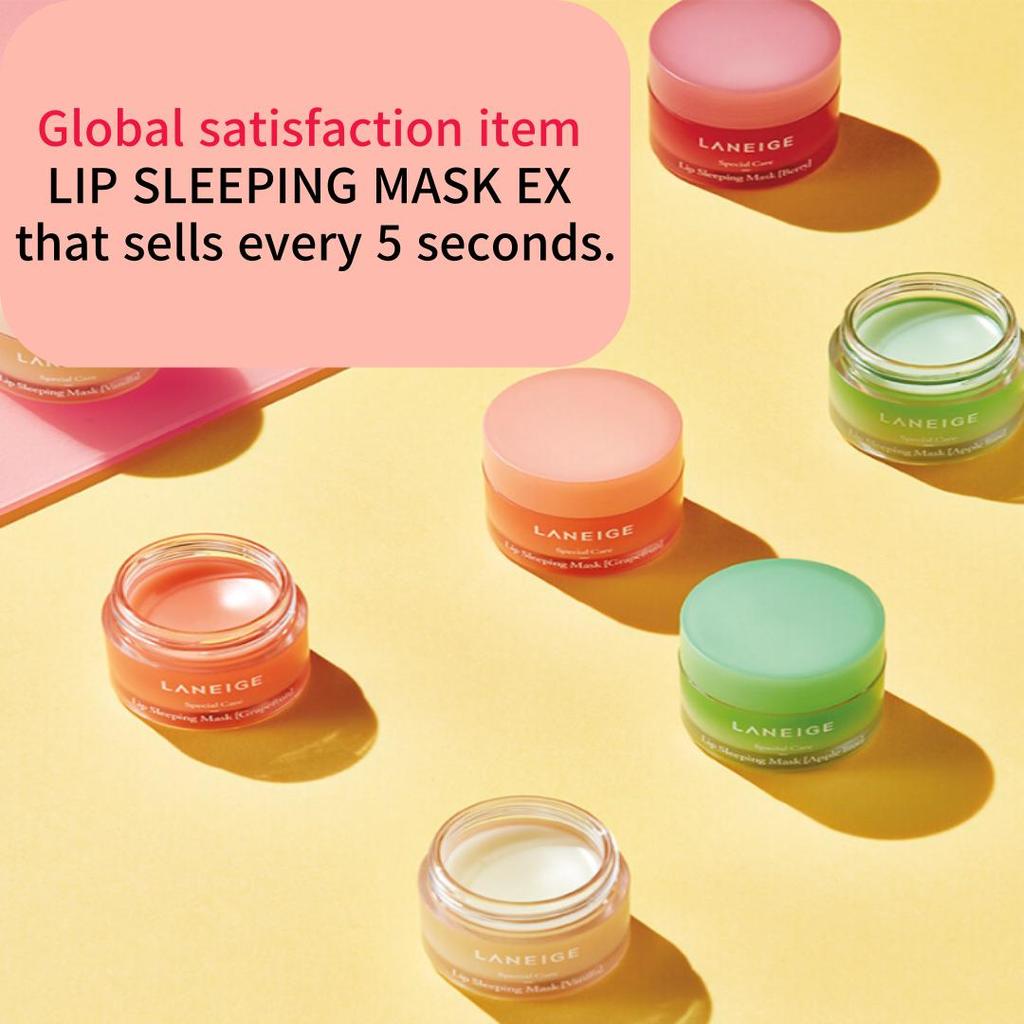LANEIGE LIP SLEEPING MASK EX 20ML | Apple Lime / Grapefruit / Berry / Mint Choco