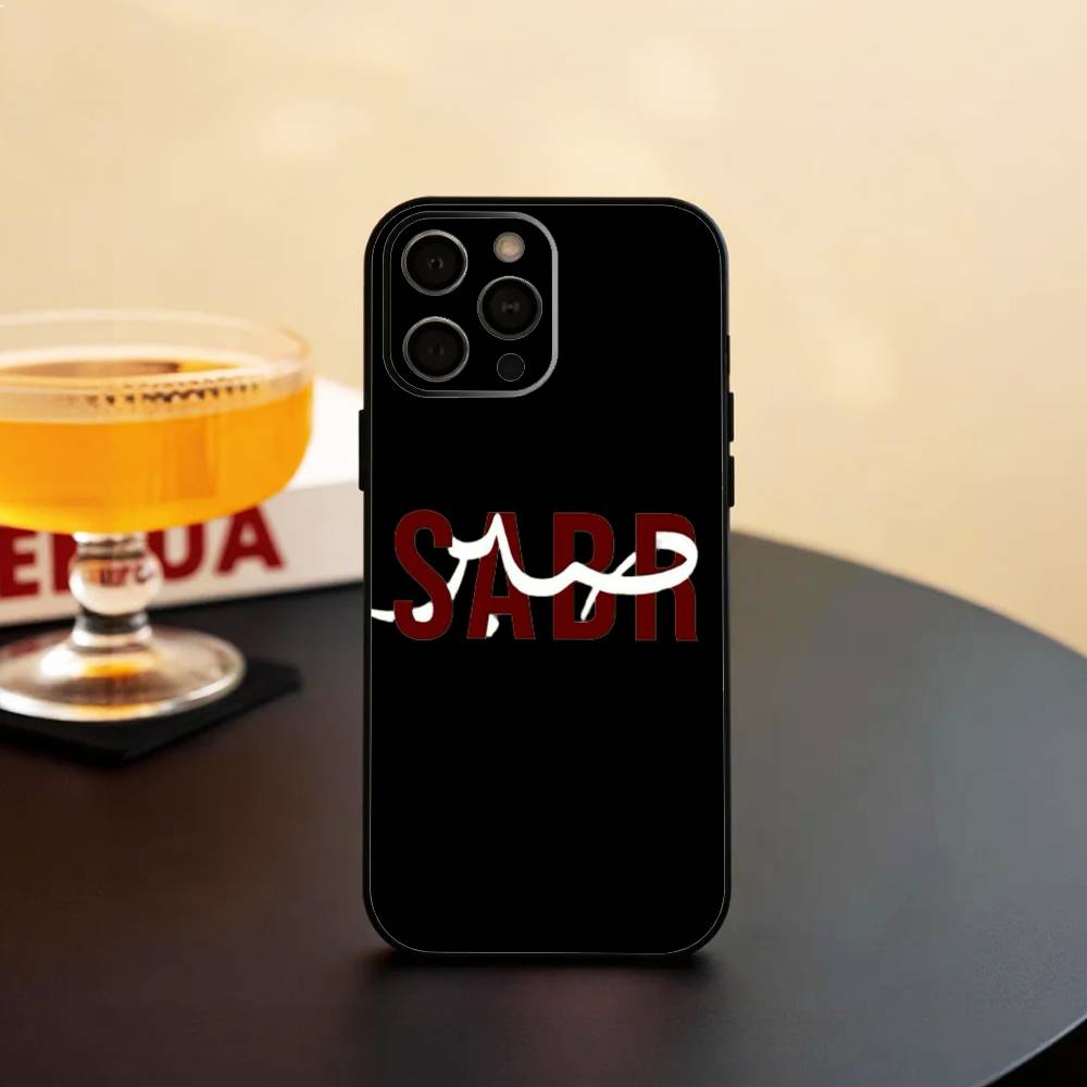 Q-Коран S-Сабр Ислам Терпение Чехол для телефона Силиконовый Мягкий Для IPhone 17 16 15 14 13 12 11 X XR Plus Pro Max Plus