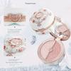Flower Knows Румяна Коллекция 'Облачный Воротник Бабочки Коробка с Румянами Duo Blush Для Темной Кожи Персиковый Макияж Для Щечек Матовое Покрытие