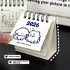 Mini 2026 Desk Calendar Portable Cartoon Monthly Planner Calendar Plan Book Desktop Ornaments