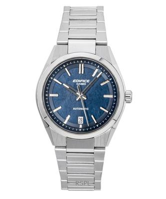 Edifice Аналоговые Нержавеющая сталь Кованый карбон Синий циферблат Автоматические EFK-100D-2A 100М Мужские часы