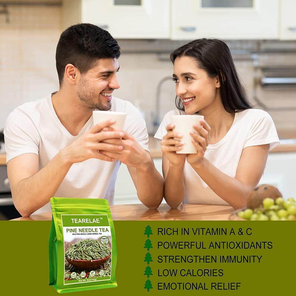 2023 TEARELAE Pine Needle Tea Натуральный травяной чай из сосновых иголок Masson 142 г