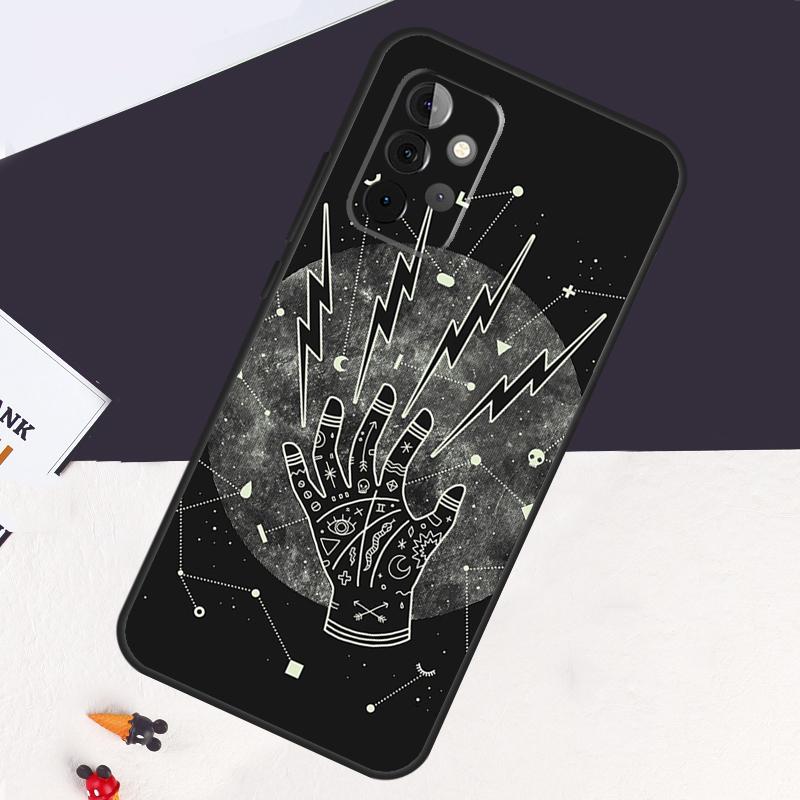 Чехол для телефона Samsung Galaxy A14 A55 A06 A05 A36 A26 A16 A54 A34 A22 A32 A52 A35 A15 A53 A13 A56 с изображением ведьмы и колдовства