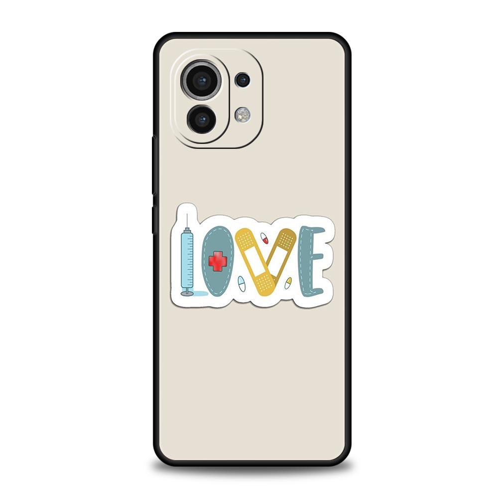 Чехол для телефона для Xiaomi Mi 15 14 13 12 11 Lite 14T 13T 12T 11T Pro Poco X6 X5 M3 X3 Pro F5 F4 Чехол Доктор Медсестра Медицинский Медицина