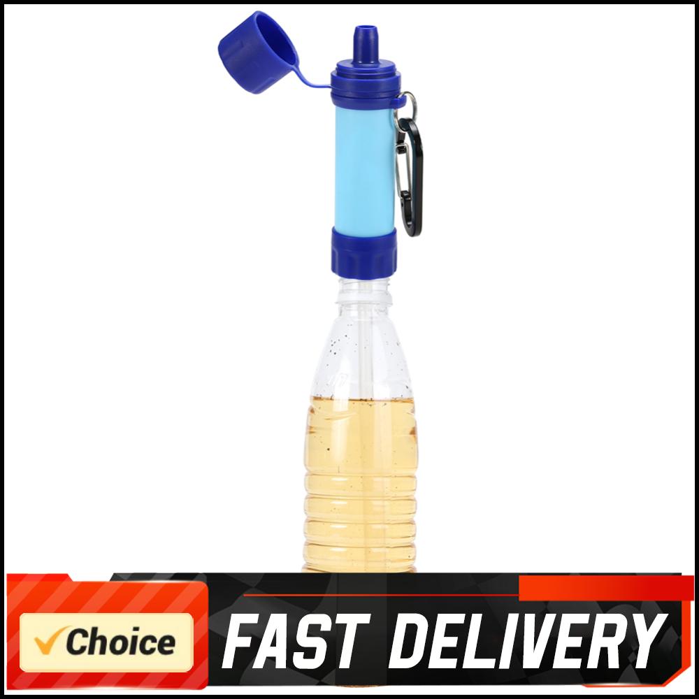 Outdoor Drinking Water Filtration Purifier Emergency Life Portable Survival Straw Water Filter for Climbing Travel Camping