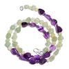 Natural Aventurine Amethyst Gemstone Mix Shape Smooth Beads Necklace 17" UB-4086 UB-4086