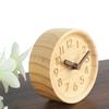 Креативный будильник из цельного дерева, модная деревянная игла, бесшумные маленькие настольные часы, оригинальное дерево