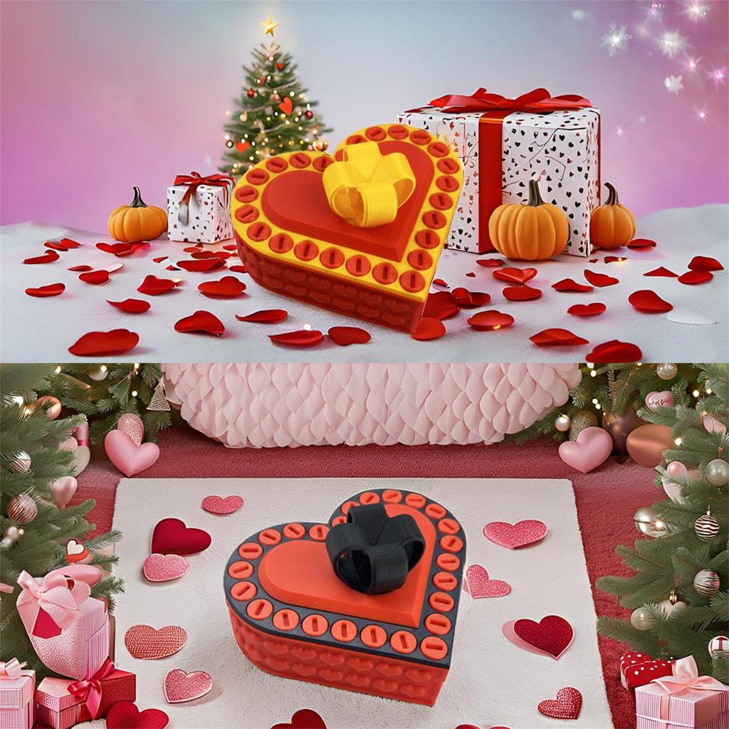 Annoying Gift Box With Screws,Take Apart Box To Get Gift,Puzzle Of Box Toy,Surprise Funny Prank Christmas Love Box Gift,Hilarious Money Card Container