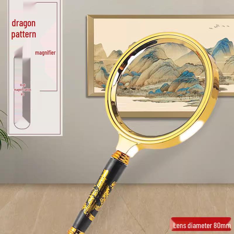 Лупа высокой четкости: Высокая мощность для пожилых людей, идентификации и студентов - Ручной большого размера