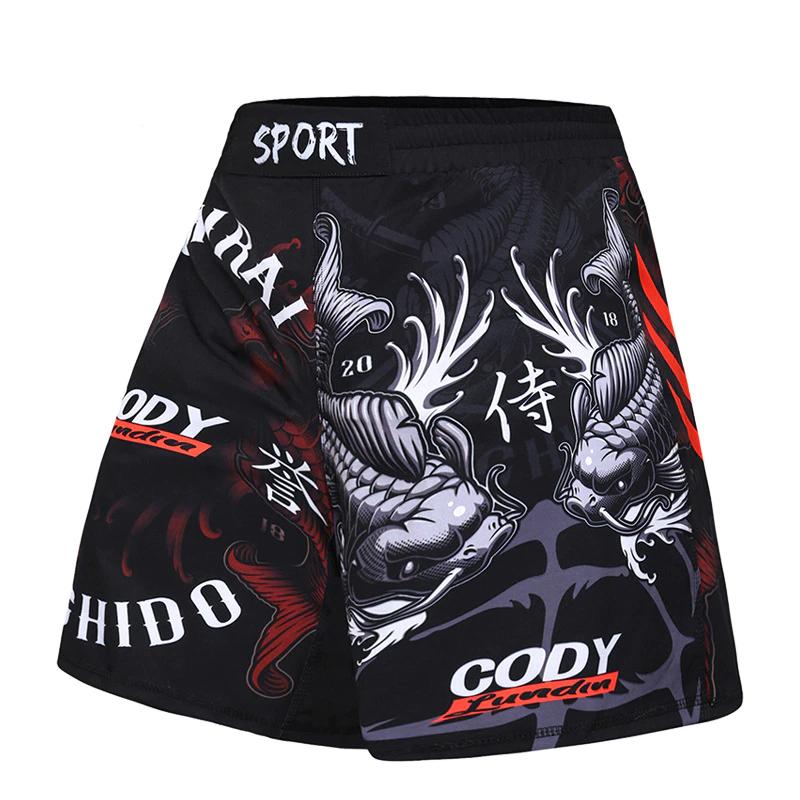 ММА детские боксерские шорты для подростков, быстросохнущие шорты для кикбоксинга, штаны для борьбы, трусы для борьбы с тигром, тайским боксом, кикбоксингом Bjj