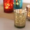 Mercury Candlestick Cup Desktop Ornament Candle Holder Glass Tea Light  Home Decor