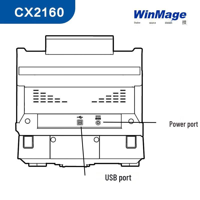 Yingsource CX2160+FB60 Color Dual-Platform Scanner CN plug (adapter included)