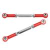 2PCS Rear Suspension Tie Rod Steering Pull Rod Set for JLB for   Truck Series 1Celsius10 RC Car