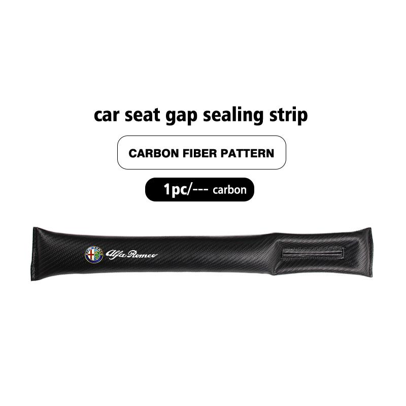 EKIS8 For Alfa Romeo Car Seat Gap Plug Seam Filling Anti-Leakage Seat Side Slot Strip Pads Giulietta GT 159 147 156 Mito Brera Giulia