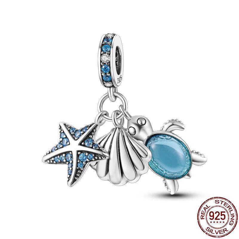 Glow in The Dark Firefly Charm Bead Fit Necklace Bracelet 925 Silver Chameleon Pendant Beads Women DIY Jewelry Making