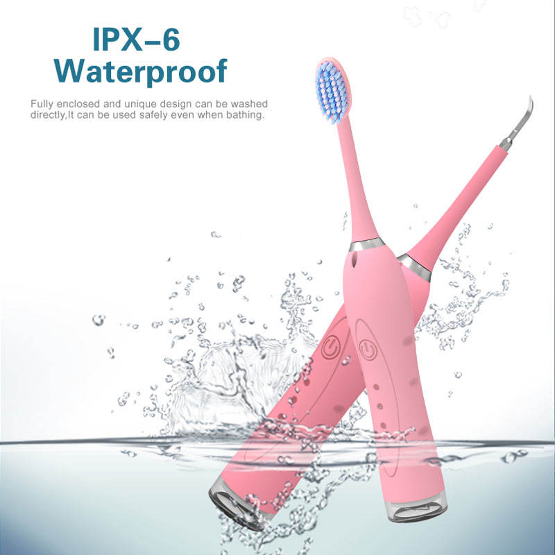 Звуковая электрическая зубная щетка, бытовая мягкая зубная щетка, USB-зарядка, скалер для удаления зубного камня, отбеливание зубов, удаление зубного налета