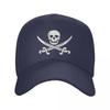 Классическая унисекс бейсболка с черепом Jolly Roger, взрослая, с пиратским флагом, регулируемая, кепка папы для унисекс женщин, спортивная кепка Snapback