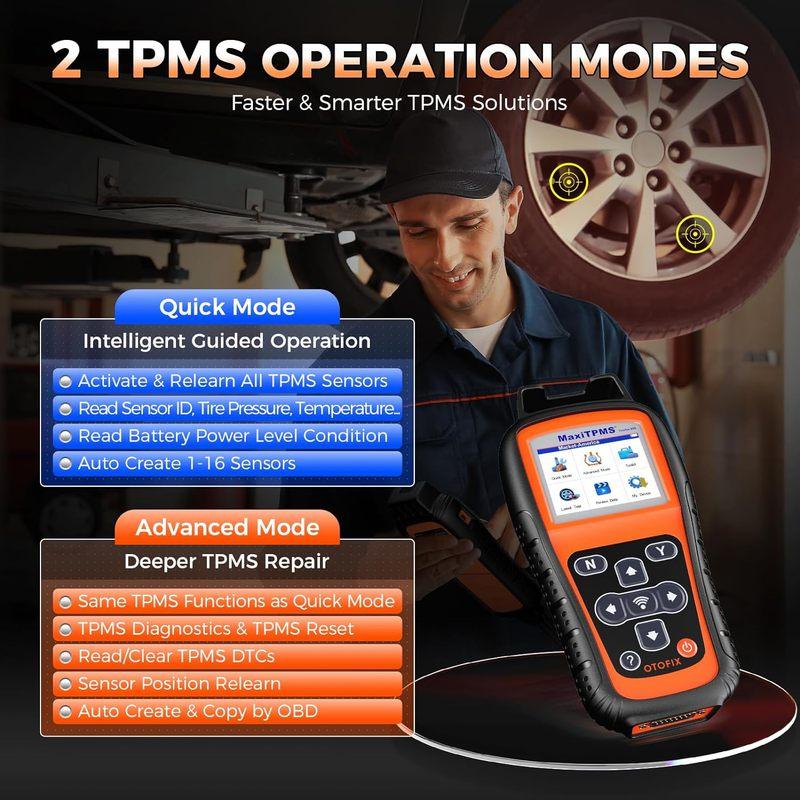 OTOFIX Tirego 808 Инструмент для программирования TPMS Версия WiFi. TS508 TPMS Relearn Tool Активация/Переобучение Всех Датчиков Программирование MX-Sensors