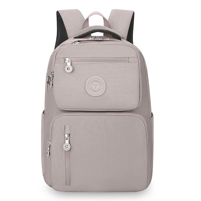 Large Capacity Backpack Multi-Layer Student Schoolbag Lightweight Nylon Backpack