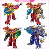 Keeppley Super Sentai Building Blocks 3 IN 1 Zyuden Sentai Kyoryuger Desktop Decoration Puzzle Assembling Model Toy Gift for Boy