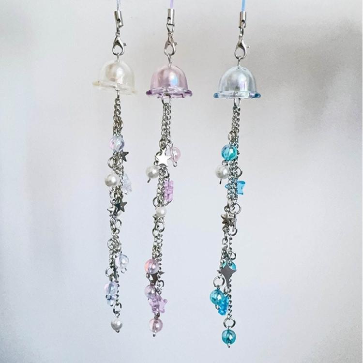 Милый кулон-медуза в стиле Y2K, брелок для телефона, украшение для автомобиля для женщин и девочек