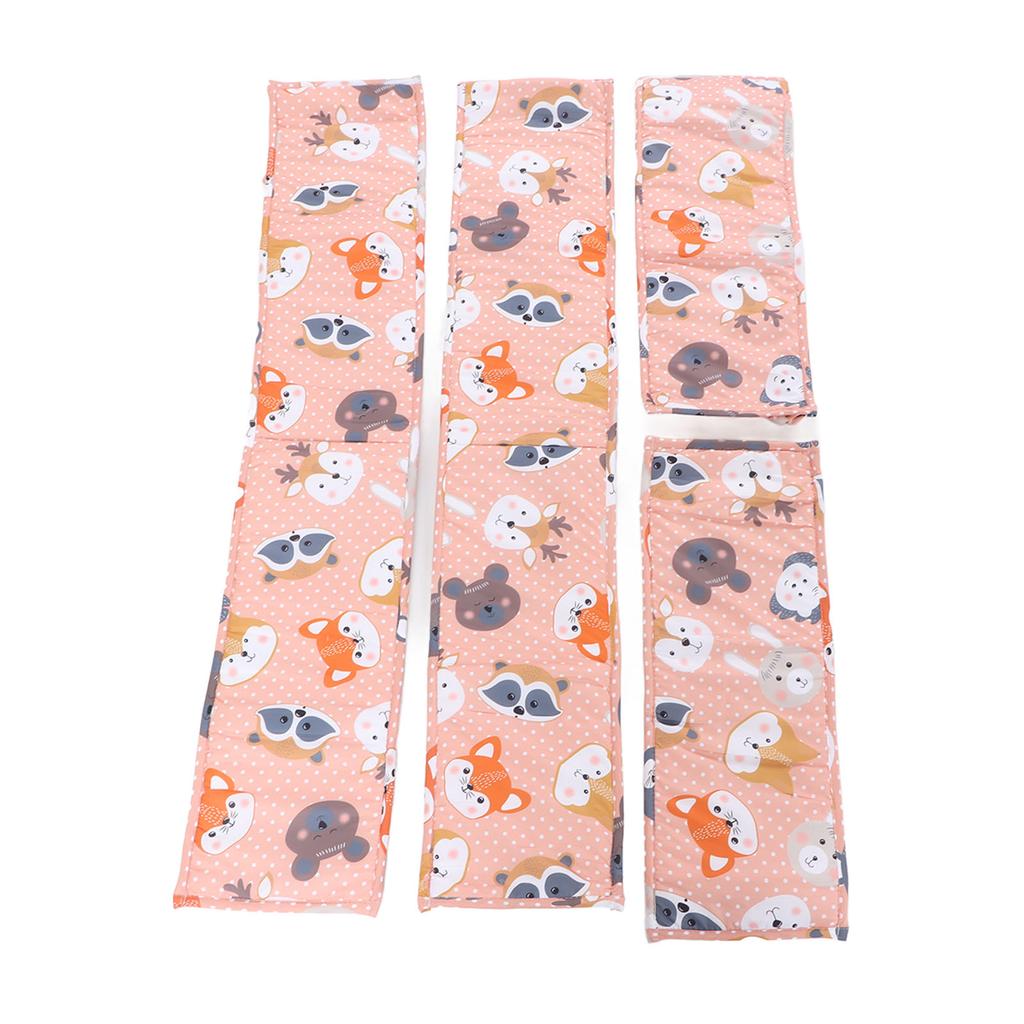 4 шт. ограждение для детской кроватки, мягкое, усиленное, для предотвращения столкновений, тип 4