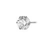 Jewelry PT900 Diamond Earrings 6 Claw Type Diamond FG Color Single Ear Earrings [Diamond World] Women's 0.3ct - 0.7ct Men's