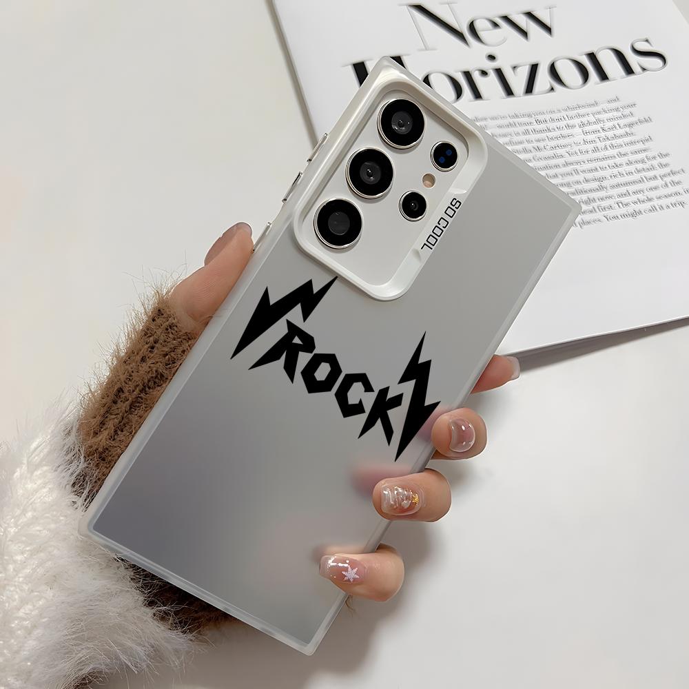 Крутой чехол для телефона в стиле Rock Roll Music для Samsung Galaxy S25 Edge S24 S23 S22 S21 S20 Ultra Funda Силиконовый Серебристый Чехол