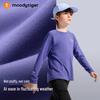 Moodytiger Boys' Long Sleeve Crew Neck Performance T-Shirt