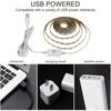 Светодиодная лента с сенсорным выключателем-диммером, USB DC5V, 30 светодиодов/м, 2835, гибкая, лента для освещения комнаты, кухни, шкафа, декор