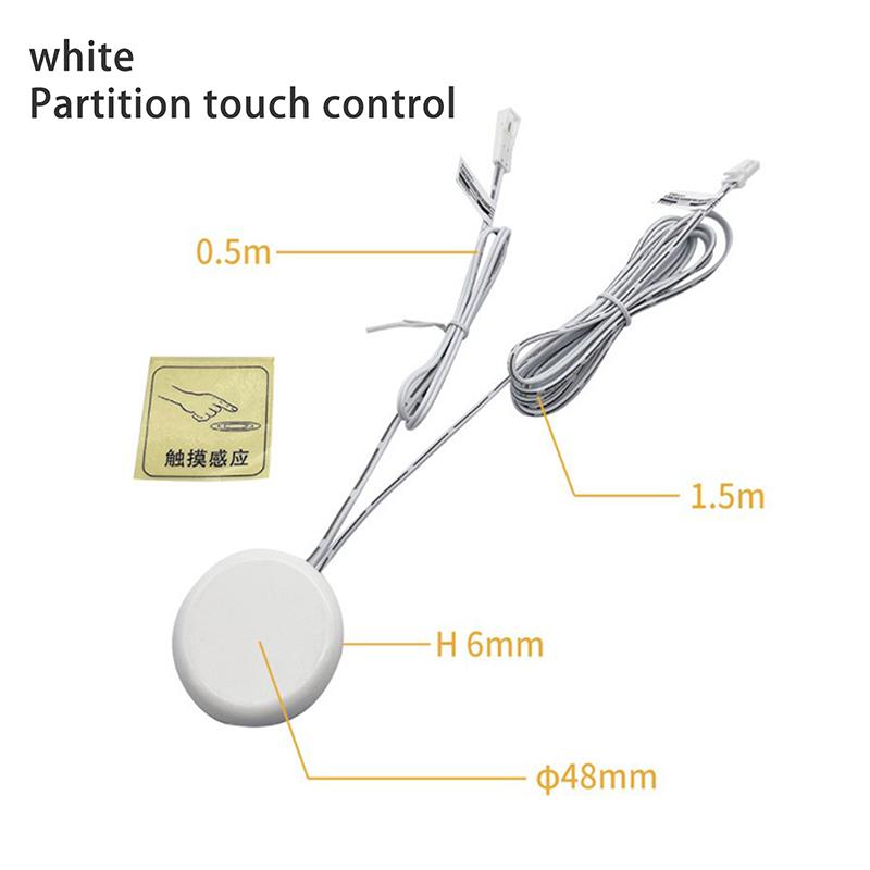 Penetrable Wood Panel Wireless Touch Sensor Led Light Switch 5A Dc 12-24V 60/120W Hand Sweep Control Dimmable Touch Dimmer