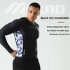 Mizuno Солнцезащитный быстросохнущий купальный костюм с длинным рукавом для мужчин, черный N2CA2103
