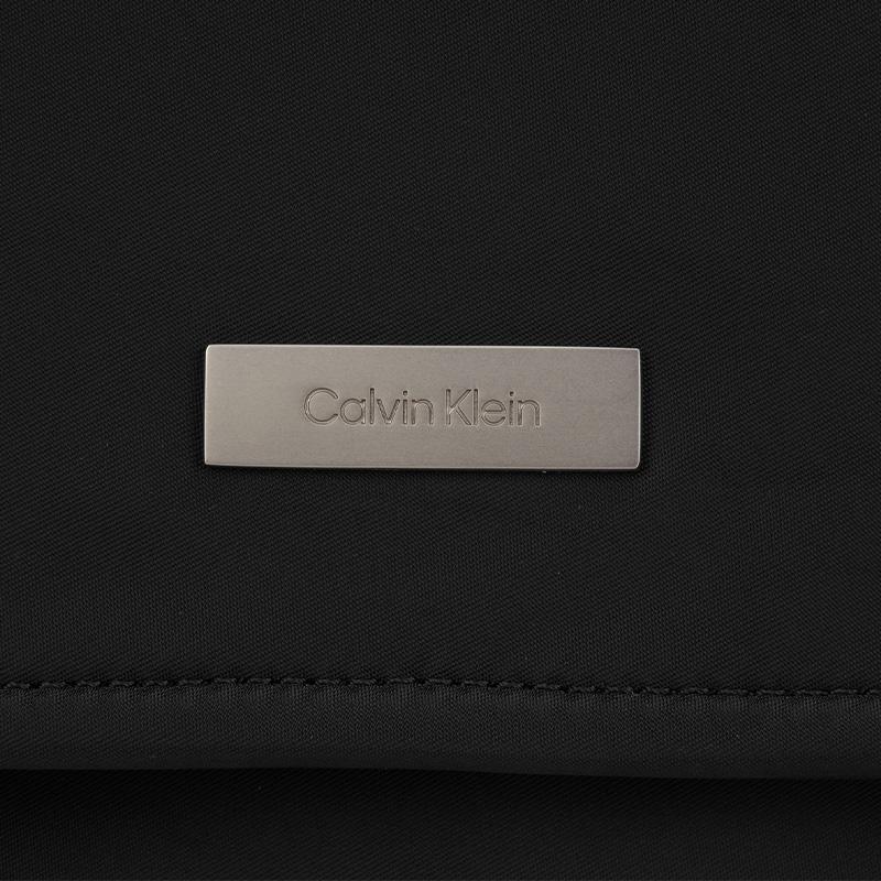 Calvin Klein Ежедневная портативная сумка-мессенджер из ткани с клапаном Мужские сумки Космический-Черный 4D3146G-UB1