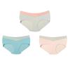 TERMEZY 3Pcs/lot Seamless Panties Ice Silk Female Comfort Underwear Women Low-Waist Briefs Large Size Maternity Panty Sexy Lingerie