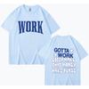 Work Album Graphic ATEEZ T Shirts Men's Women's Fashion Trend Hip Hop Clothes Casual Comfort Oversized Short Sleeve T-shirts