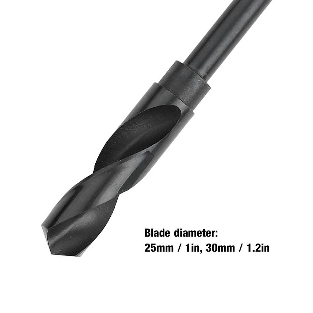 12-дюймовое сверло с хвостовиком, быстрорежущая сталь, спиральное сверло, инструмент для дерева, металла (21,0 мм)