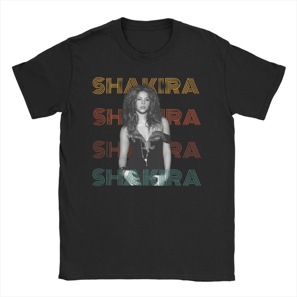 Unisex TShirt Las Mujeres Ya No Lloran World Tour Shakira Concert Pure Cotton Tee Shirt Short Sleeve T Shirt Crewneck Clothing