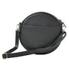 Genuine Leather Shoulder Bag Crossbody Circular Bag 2WAY Flavi Black [Notre Favorie] Women's