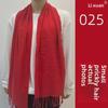 025 Small Red Chinese Scarf with Logo Embroidery for Events and Gatherings
